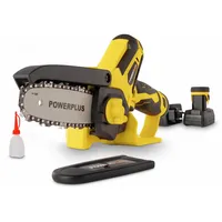 Powerplus Kettensäge POWXG1045-12V Säge, inkl. 12V Akku und Ladegerät,