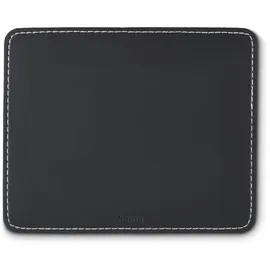 Hama Mauspad Lederoptik Schwarz