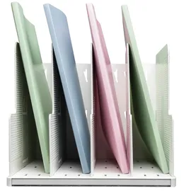 Exacompta vertikaler Sorter mit 5 Trennplatten, AutentiK - Weiß