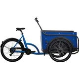 BBF BIke BBF eCargorider 3.1 Royal Lastenrad 26/24 Zoll Elektro Lastenfahrrad Cargo Bike Damen Herren Cargo Cycle bis 132 kg Zuladung blau - Blau