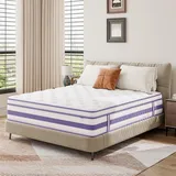 Moziel 80x200cm Matratze, 30cm Höhe, , Gel Memory Foam Hybrid, Taschenfederkern, Mittelfest, Tonnentaschenfederkernmatratze BT7