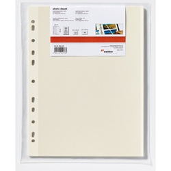 Walther Design Fotokarton weiß selbstklebend 10 Blatt