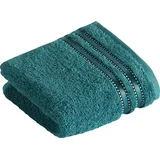 VOSSEN Cult de Luxe Seiftuch 30 x 30 cm lagoon 3 St.