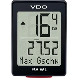 VDO R2 WL ATS Fahrradcomputer EINHEITSGRÖSSE