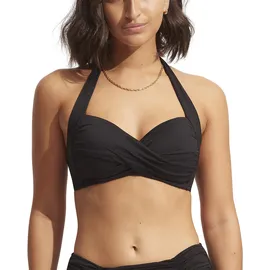 Seafolly Bikini-Top Damen Schwarz 42