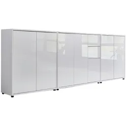 Sideboard Mailand Set 6 Weiß