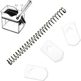 Leifheit Ersatzteil-Set 37202, 3 Abstreifgummis und Feder