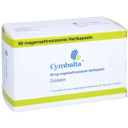 CYMBALTA 60 mg magensaftresistente Hartkapseln 98 St