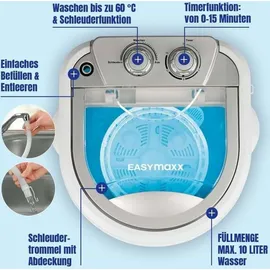 EasyMaxx Z 07475 Camping-Waschmaschine Toplader (3 kg)