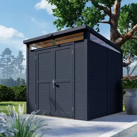 BERTILO Woodline Gartenhaus 2,32 x 2,50 m Beige