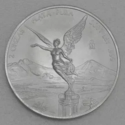Silbermünze 2oz Libertad 2001 (Mexiko)