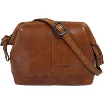 Spikes & Sparrow Umhängetasche »CROSSOVER« echt Leder, braun