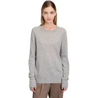 Betty Barclay Kaschmir-Pullover mit Rundhalsausschnitt in Light Silver melange),