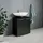 Badplaats - Badezimmer Badmöbel Jupiter 60cm Schwarz - Unterschrank Badmöbel