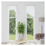 vidaXL Balkenjalousie 220 x 55 cm Weiß