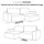 lookway Ecksofa OPERA L-Form mit Schlaffunktion und Bettkasten Grau