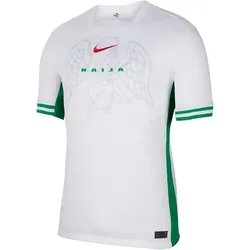 NIKE Herren Shirt Nigeria 2024 Stadium Home, WHITE/LUCKY GREEN/CHALLENGE RED, XXL