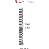 Hamilton Metall Rail Road Band-set Edelstahl H695.406.102 - silber