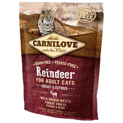 CARNILOVE Energy & Outdoor Reindeer Katzentrockenfutter 400 Gramm