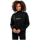 Siroko Shadow Fleece Mit Halbem Reißverschluss - Black - M