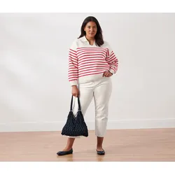 Tchibo - Leder-Ballerinas - Damen - Gr. 38 - dunkelblau
