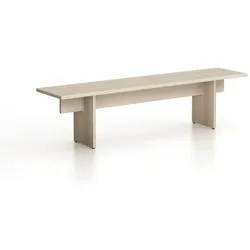 Bank SOLID, 1800 x 400 x 443 mm, Eiche natur