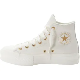 Converse CHUCK TAYLOR ALL STAR LIFT PLATFORM GOLD in Weiss, 39