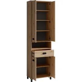 byLIVING Wellness Hochschrank 54 x 193 cm Braun Holz