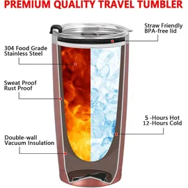 luxuskollektion Thermobecher 0,6 l Edelstahl