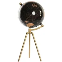 DKD Home Decor Terraqueo-Globus DKD Home Decor Schwarz Gold