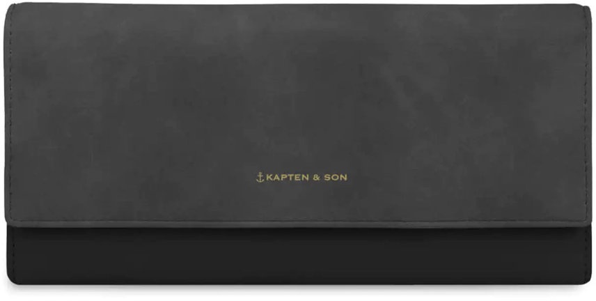 KAPTEN & SON - WALLET TRIOMPHE - all black