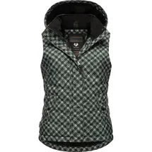 Ragwear Steppweste »Steppweste Hesty Print grün