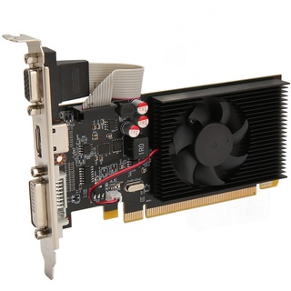 ciciglow R5 220 1 GB Grafikkarte, 64 Bit DDR3 Computer-Grafikkarten 650/533 MHz Lüfter VGA DVI HDMI-Anschlüsse PCI Express 1.1 X 16 Gaming-Grafikkarte