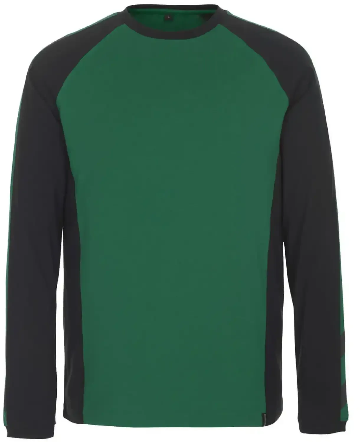 Langarmshirt "BIELEFELD" Unique - XXL - grün/schwarz