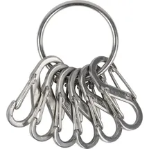 NITE IZE Schlüsselring NI-KRGS-11-R3 KeyRing 6 S-Biner Silber 1St.