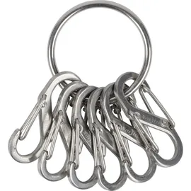NITE IZE Schlüsselring NI-KRGS-11-R3 KeyRing 6 S-Biner Silber 1St.