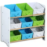 KESPER Kinderregal Kesper 65 x 60 x 30 cm Kiefer weiß mehrfarbig