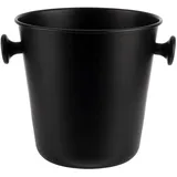APS Wein- / Sektkühler, Ø 21,5 cm, schwarz-matt