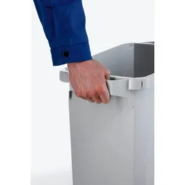 Durable Durabin 60 l grau mit schwarzem Deckel