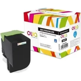 Armor Print OWA Toner K18029OW ersetzt LEXMARK 80C0X10, schwarz