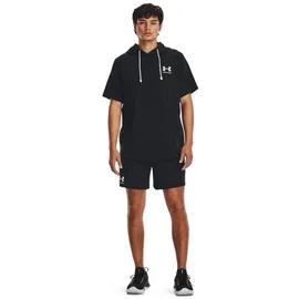 Under Armour Rival Terry Kurze Hose Schwarz/Weiß M
