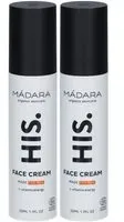 MADARA His Face Cream Crème 2x50 ml