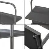 [en.casa] Poytya 119 x 60 x 32 cm anthrazit / grau