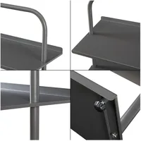 [en.casa] Poytya 119 x 60 x 32 cm anthrazit / grau
