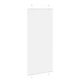 vidaXL Plissee Weiß 100x200 cm Stoffbreite 99,4 cm Polyester