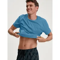 CALIDA T-Shirt RMX Sleep Holiday Blau XXL (58/60)