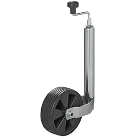 PRO PLUS Stützrad 48 mm Kunststofffelge mit Vollgummireifen 220 x 70 mm