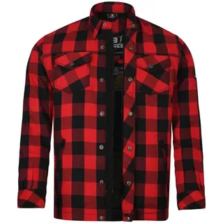 Bores Lumberjack Jacken-Hemd Basic rot / schwarz Herren M