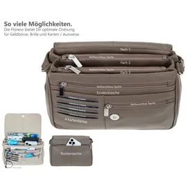 Alessandro Salvatore Florenz 12975 Schultertasche Leder Taupe