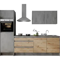 BASIC by Balculina Küchenzeile 273 cm beige